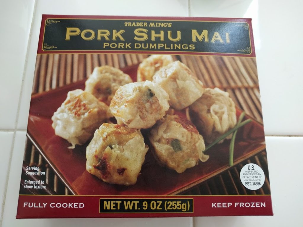 Asian American Frozen Foods Review Trader Joes Pork Shu Mai