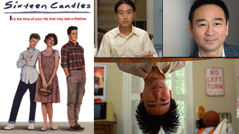 Long Duk Dong uses the ends of a fork and spoon as chopsticks in Sixteen  Candles (1984) : r/MovieDetails